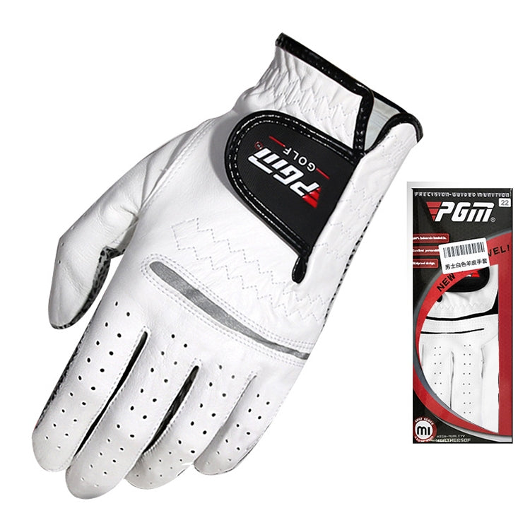 PGM Golf Sheepskin Anti-Slip Single Gloves for Men(Size: 27-Right Hand), Left Hand, Right Hand