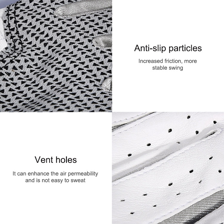 PGM Golf Sheepskin Anti-Slip Single Gloves for Men(Size: 27-Right Hand), Left Hand, Right Hand