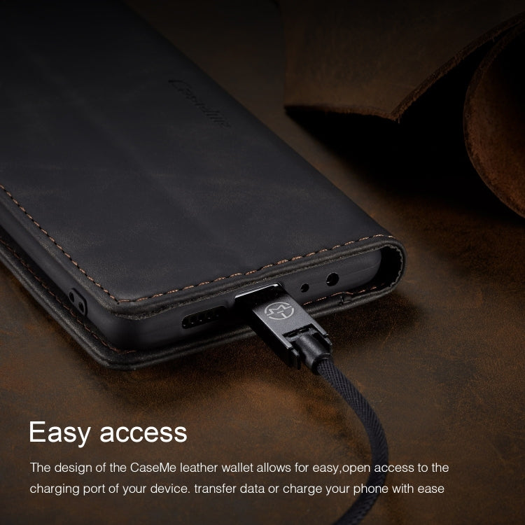 CaseMe Multifunctional Retro Frosted Horizontal Flip Leather Case for Huawei P Smart / Enjoy 7S /  Honor 9 Lite, with Card Slots & Holder & Wallet