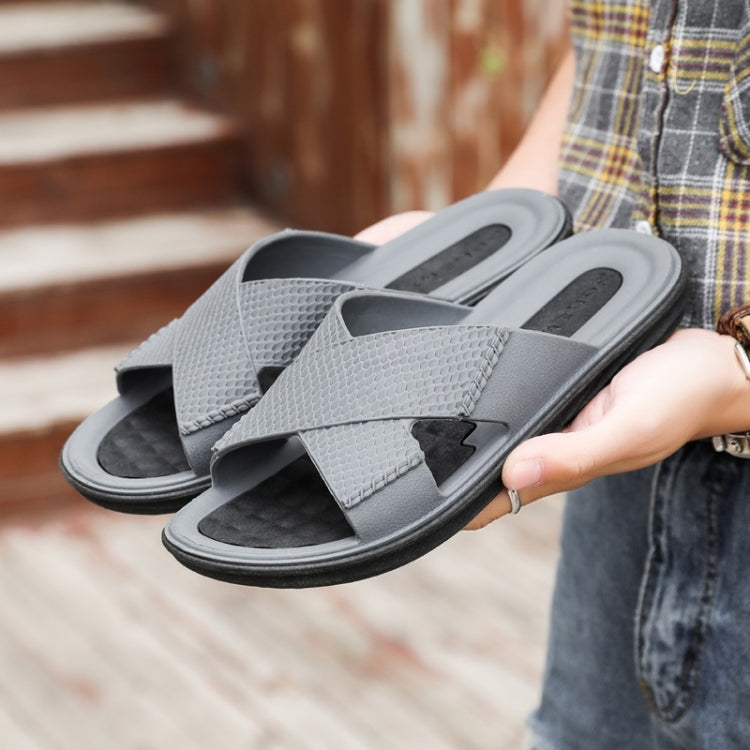 Casual Fashion Beach Sandals Slippers for Men (Color:Khaki Size:44)