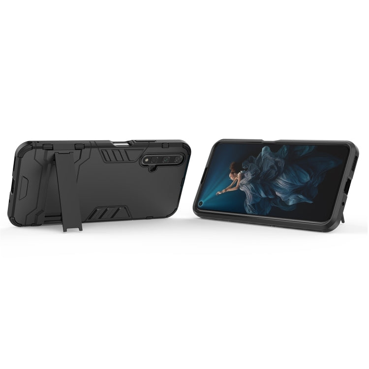 Shockproof PC + TPU Case for Huawei Honor 20, with Holder