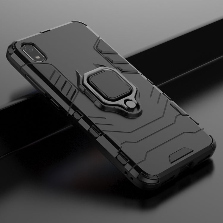 PC +TPU Shockproof Protective Case for Xiaomi Redmi 7A, with Magnetic Ring Holder