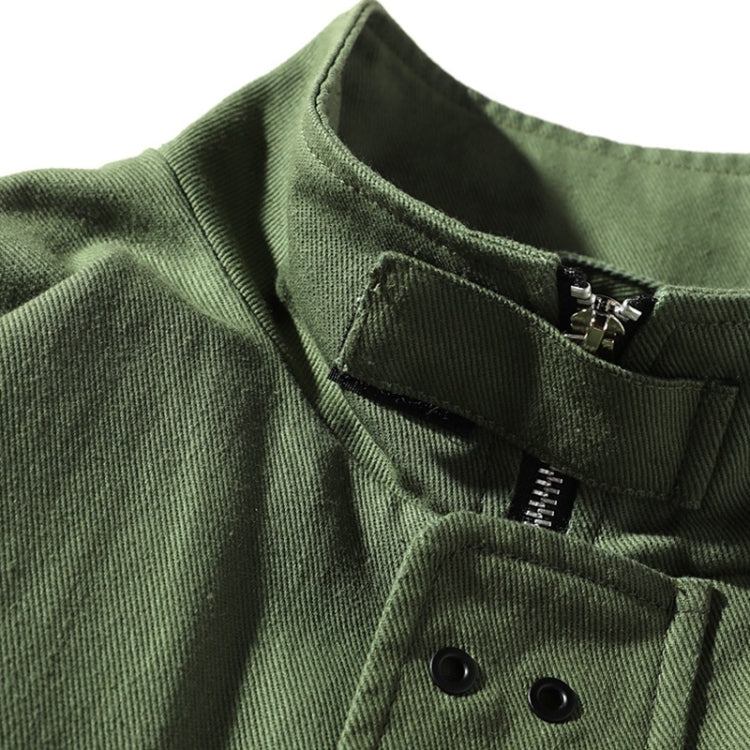 Trend Multi-pockets Top Loose Coat Simple Casual Jacket for Men