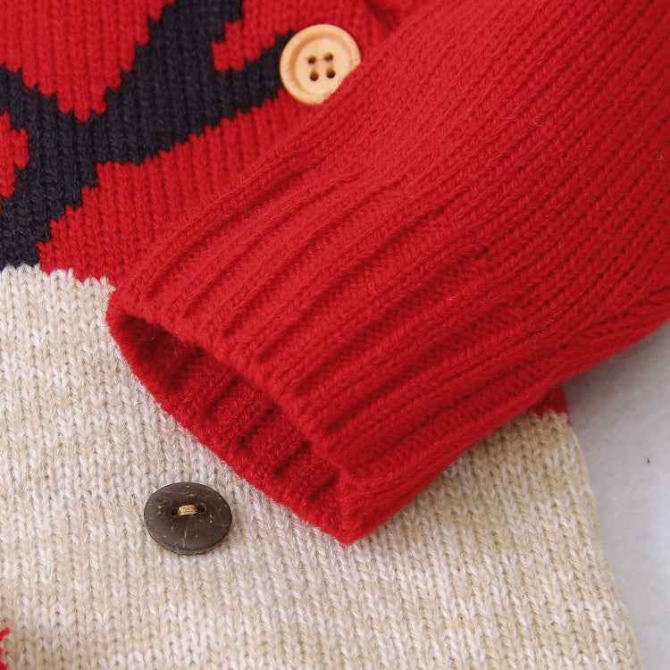 Boys And Girls Knitted Christmas Sweater