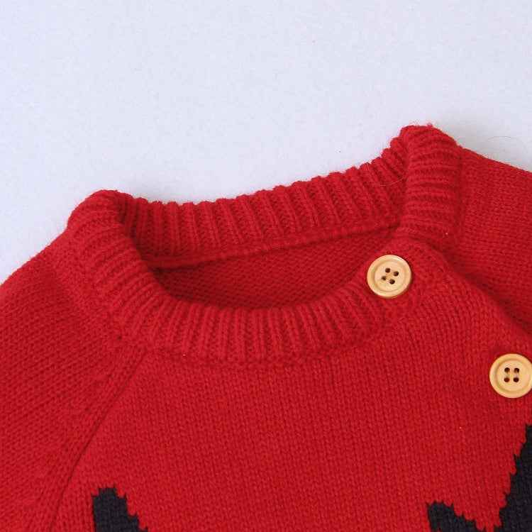 Boys And Girls Knitted Christmas Sweater