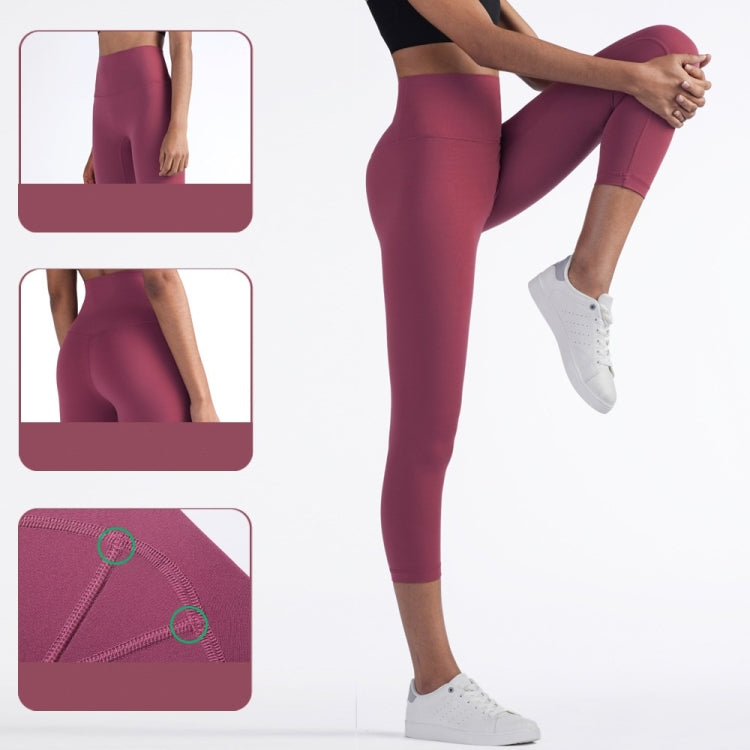 One Piece High Waist Tight Yoga Pants (Color:Petrol Blue Size:L)
