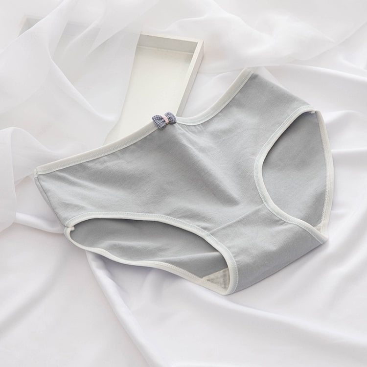 Bowknot Morandi Simple Girly Cotton Panties
