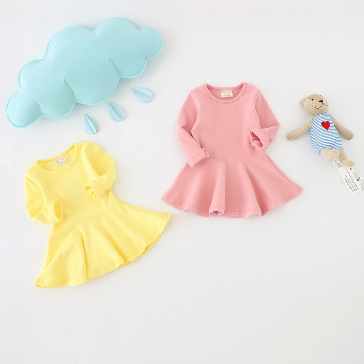 Girls Ruffled Long Sleeve Dress