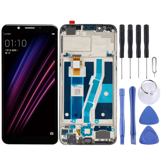 LCD Screen and Digitizer Full Assembly for OPPO A1, with Frame, For OPPO A1 - BSPART