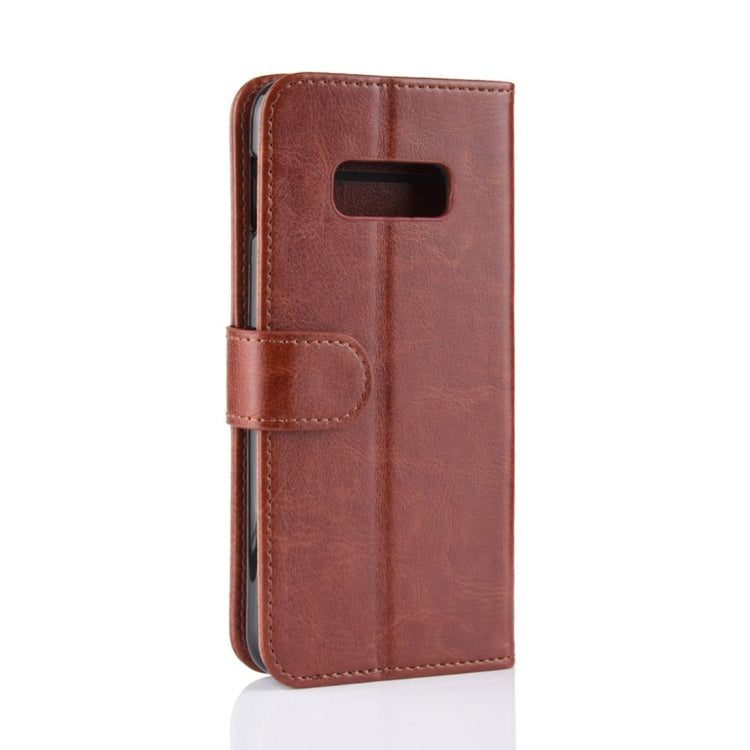 R64 Texture Horizontal Flip Leather Case For Galaxy S10e