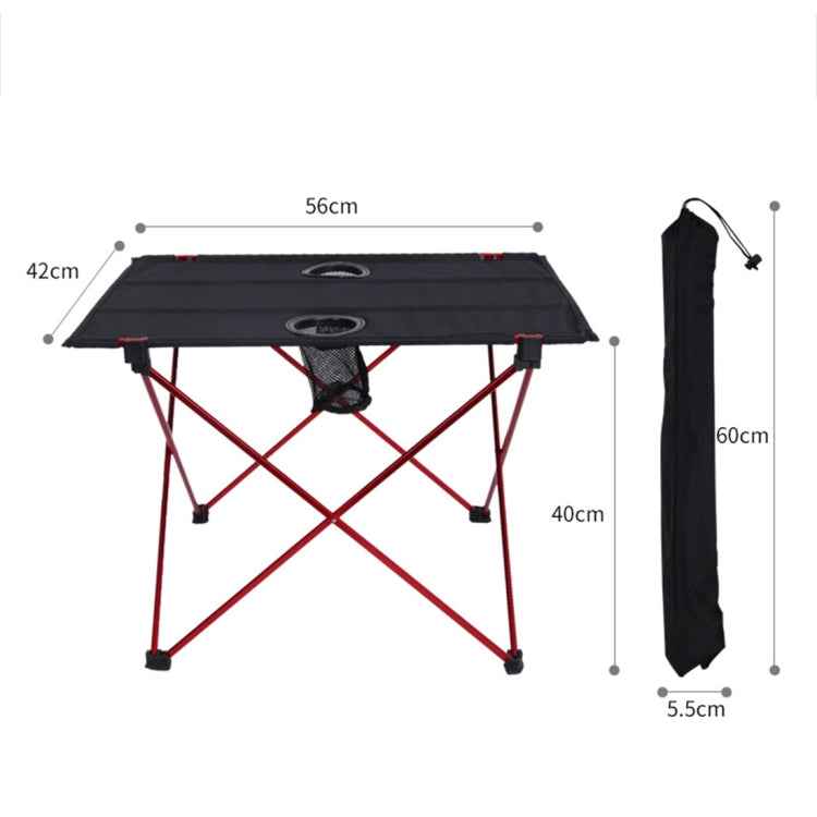 Outdoor Camping Portable Light Folding Table Oxford Cloth Aviation Aluminum Picnic Barbecue Table