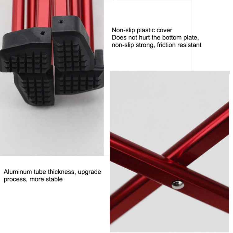 Outdoor Camping Portable Light Folding Table Oxford Cloth Aviation Aluminum Picnic Barbecue Table