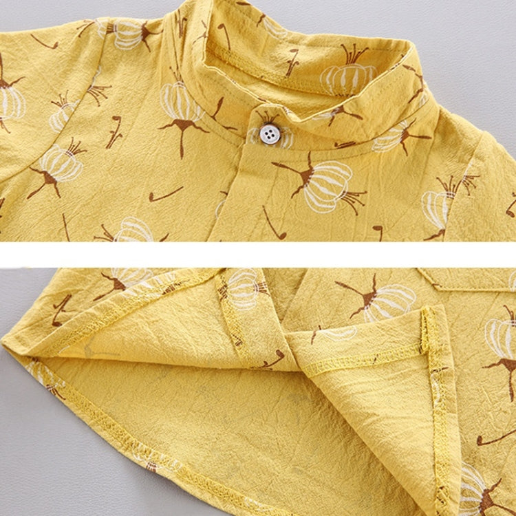 Summer Childrens Short-sleeved Suit Shirt Two-piece Suit