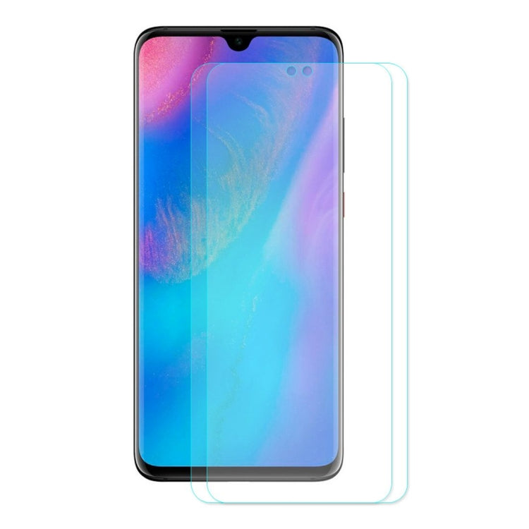2 PCS ENKAY Hat-Prince 0.26mm 9H 2.5D Curved Full Screen Tempered Glass Film For Huawei P30, For Huawei P30 (2 PCS)