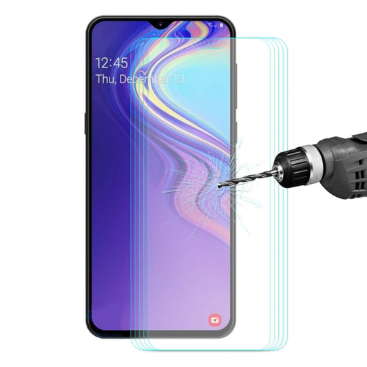 5 PCS ENKAY Hat-Prince 0.26mm 9H 2.5D Curved Full Screen Tempered Glass Film For Galaxy M20, Galaxy M20