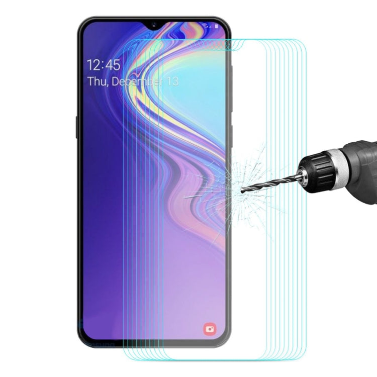 10 PCS ENKAY Hat-Prince 0.26mm 9H 2.5D Curved Full Screen Tempered Glass Film For Galaxy M20, Galaxy M20